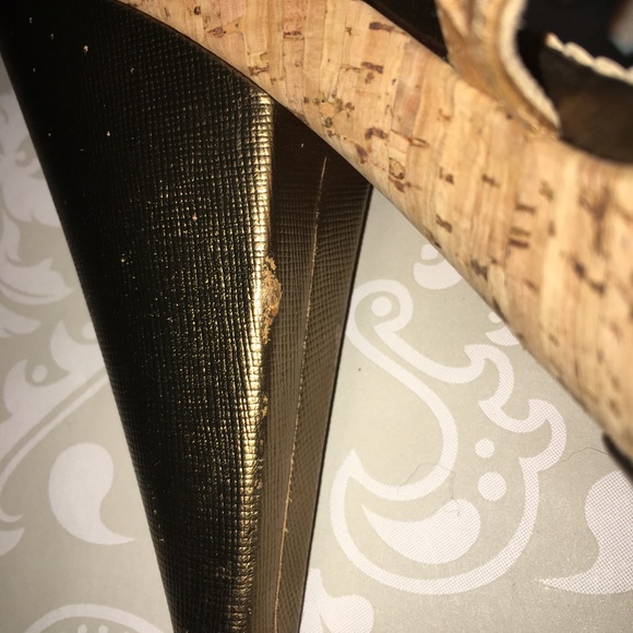 PRADA βοΈ Bronzo Calzatura Platform Heels, Size 38 - Picture 6 of 8